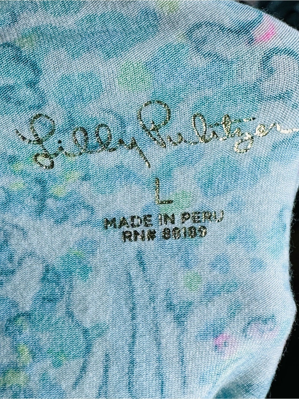 Lilly Pulitzer Kristen Tank Top L Gustavia Green Sunshine City" Resort Wear - Picture 7 of 15